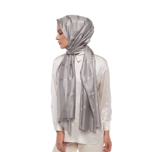 Pumice Stone Satin Silk Scarf