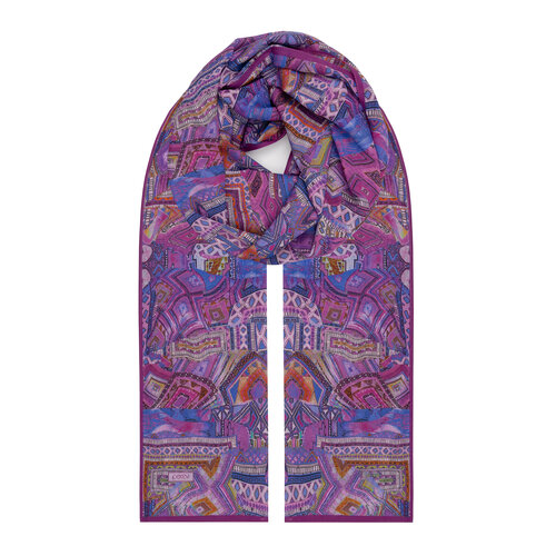 Purple Anatolian Dream Cotton Scarf