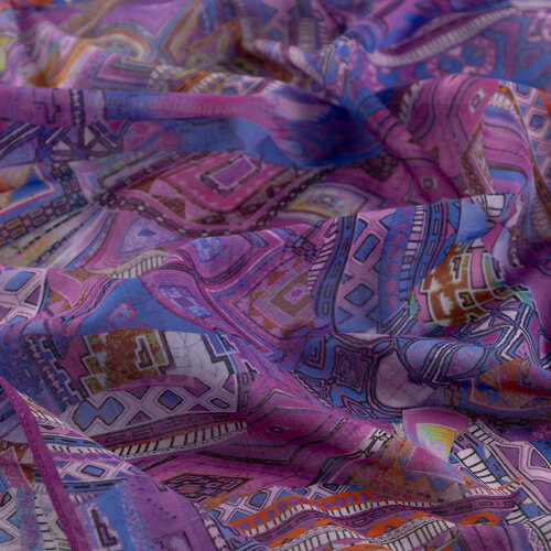 Purple Anatolian Dream Cotton Scarf