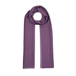 ipekevi - Purple Bordered Modal Silk Scarf (1)
