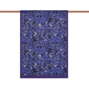 ipekevi - Purple Breeze Print Tencel Scarf (1)
