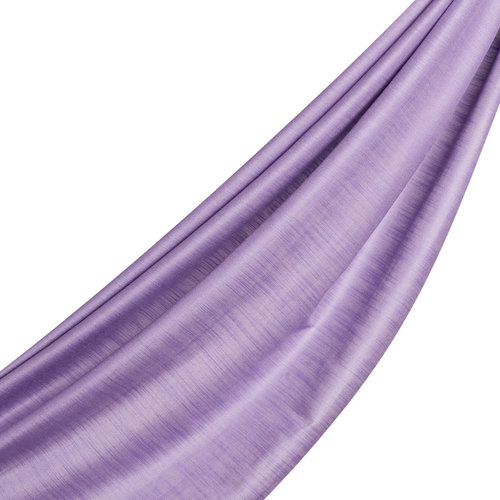 Purple Crepe Myrtle Plain Cotton Silk Scarf