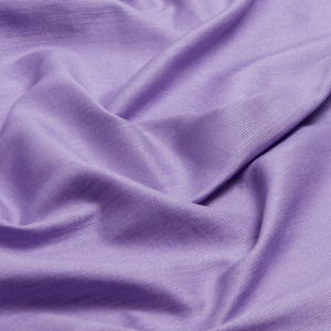 Purple Crepe Myrtle Plain Cotton Silk Scarf - Thumbnail