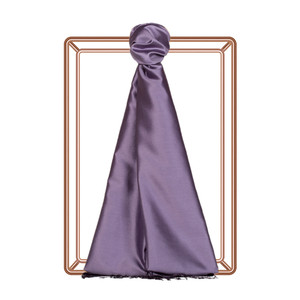 Purple Crepe Myrtle Reversible Silk Scarf - Thumbnail