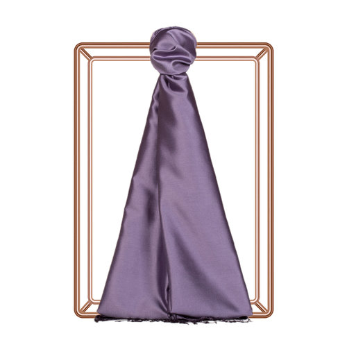 Purple Crepe Myrtle Reversible Silk Scarf