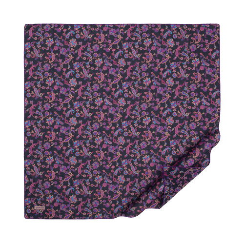 Purple Eastern Garden Cotton Scarf