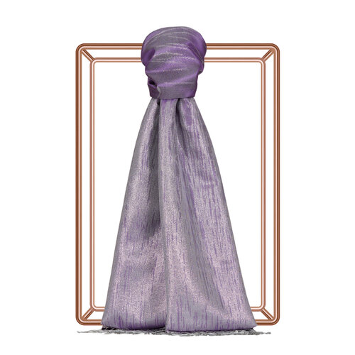  Purple Glory Silvery Silk Scarf