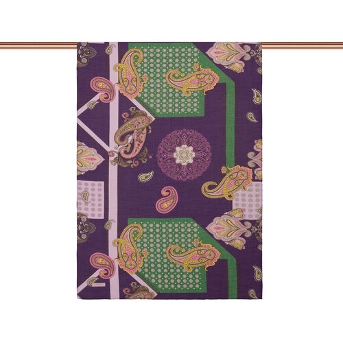 Purple Palace Way Print Tencel Scarf