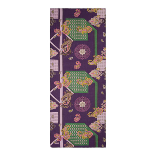 Purple Palace Way Print Tencel Scarf