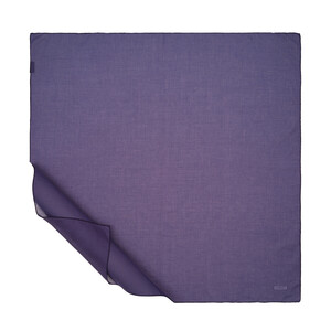 Purple Plain Cotton Scarf - Thumbnail