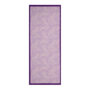 Purple Powder Patchwork Paisley Print Tencel Scarf - Thumbnail