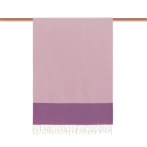 Purple Reversible Silk Scarf