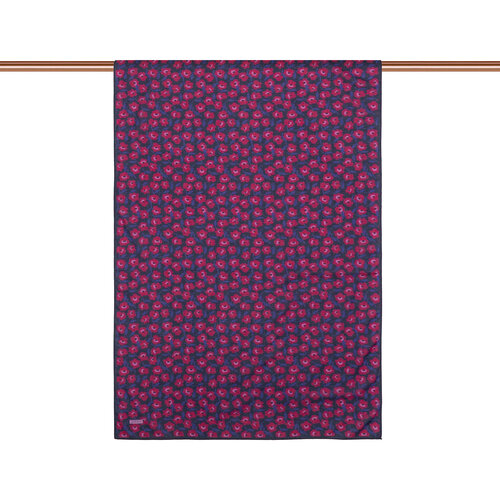 Purple Spring Flowers Cotton Scarf