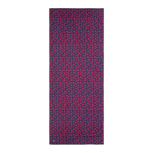 Purple Spring Flowers Cotton Scarf - Thumbnail