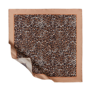 ipekevi - ايشارب حرير تويل بتصميم الفهد لون ليلكي فاتح