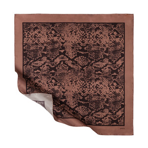 ipekevi - ايشارب حرير تويل بتصميم أفعى لون ليلكي ipekevi - ايشارب حرير تويل بتصميم أفعى لون ليلكي