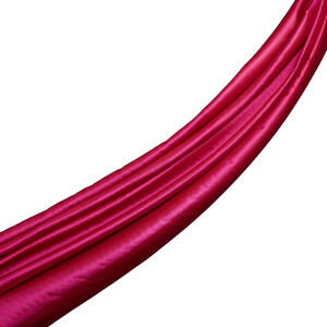 Raspberry Stripe Patterned Silk Shawl - Thumbnail