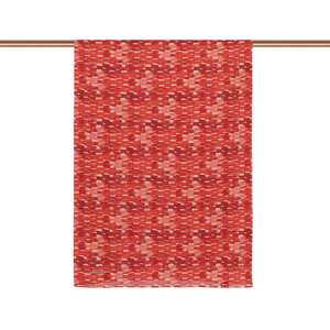 ipekevi - Red Abstract Chain Cotton Scarf (1)