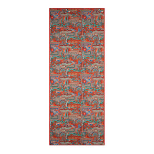 Red Anatolian Dream Cotton Scarf - Thumbnail