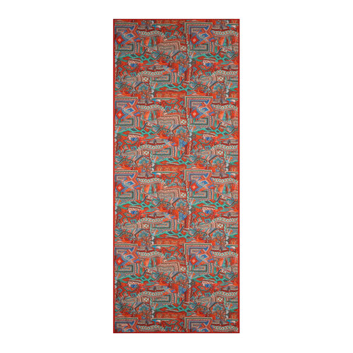 Red Anatolian Dream Cotton Scarf