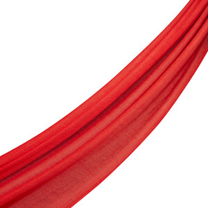 Red Cashmere Silk Prime Scarf - Thumbnail