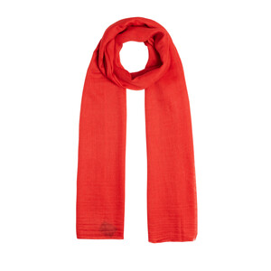 Red Cashmere Silk Prime Scarf - Thumbnail