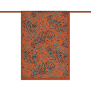 ipekevi - Red Copper Breeze Print Tencel Scarf (1)