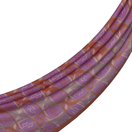 Red Copper Mono Loop Tencel Scarf 