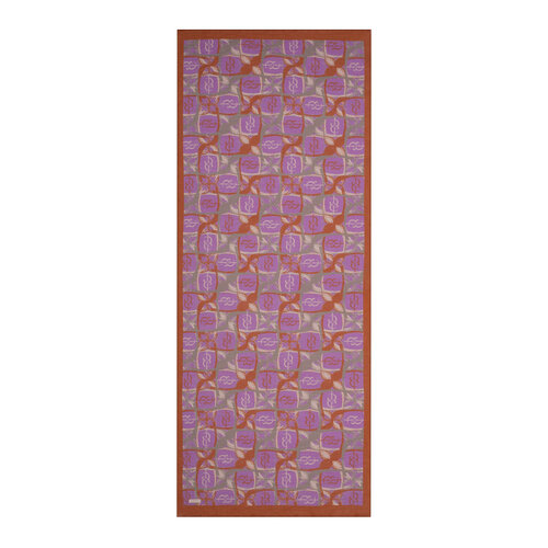 Red Copper Mono Loop Tencel Scarf 