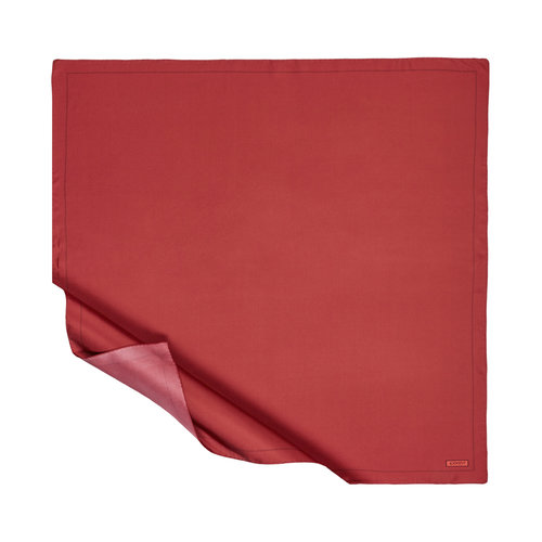 Red Frame Silk Twill Scarf