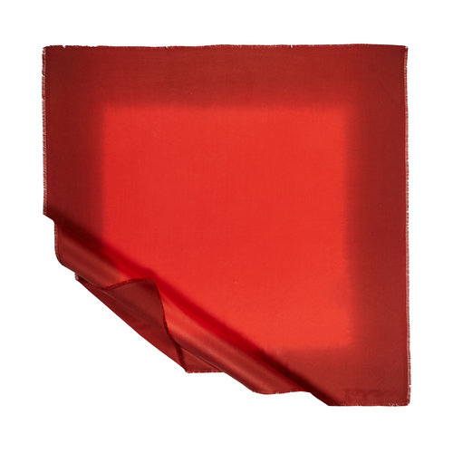 Red Gradient Silk Scarf