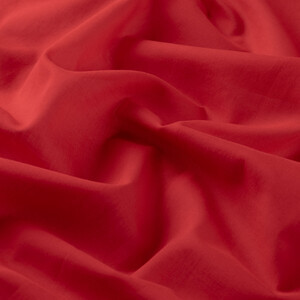 ipekevi - Red Plain Cotton Scarf (1)