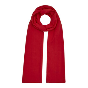 ipekevi - Red Plain Cotton Scarf (1)