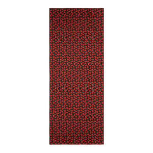 Red Spring Flowers Cotton Scarf - Thumbnail
