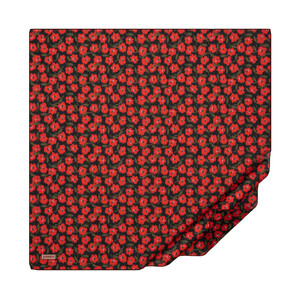 ipekevi - Red Spring Flowers Cotton Scarf