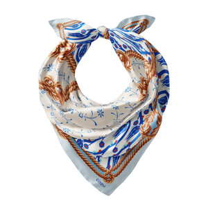 ipekevi - منديل حرير ساتان حبال لون أزرق سماوي موديل 01 (1)