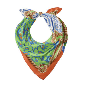 ipekevi - Rope Orange Satin Silk Pocket Square Model 05 (1)