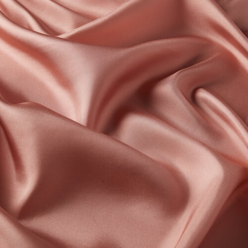 Rose Pink Plain Silk Twill Scarf