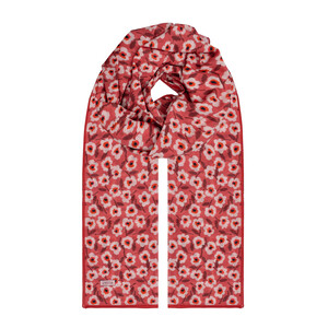 Rose Pink Spring Flowers Cotton Scarf - Thumbnail