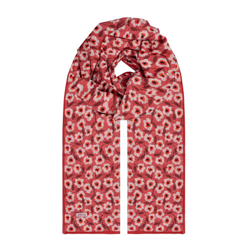 Rose Pink Spring Flowers Cotton Scarf