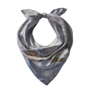 ipekevi - Rue sous la neige, Argenteuil Silk Pocket Square (1)