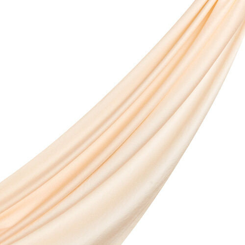 Salmon Plain Cotton Silk Scarf