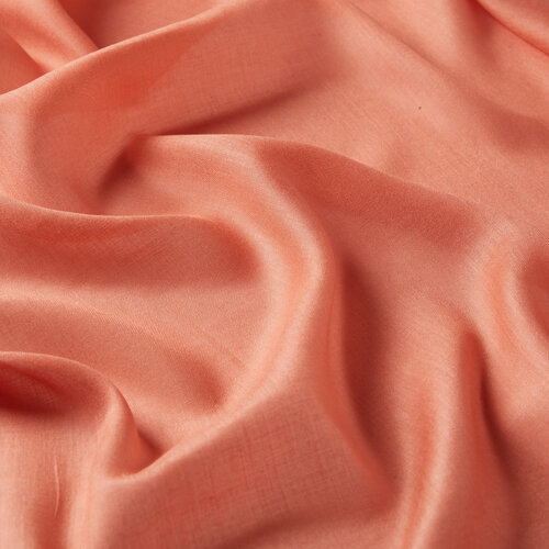 Salmon Plain Modal Scarf 