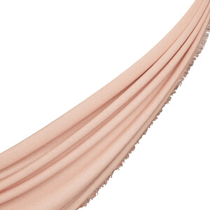 Sand Beige Cashmere Wool Silk Scarf - Thumbnail