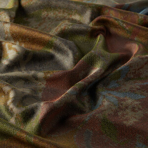 Sand Beige Jacquard Prime Silk Scarf - Thumbnail