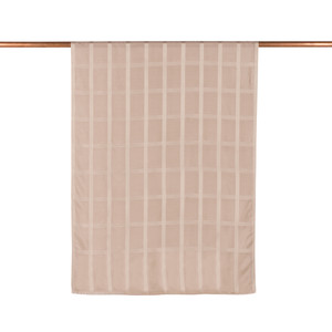 Sand Beige Satin Silk Scarf - Thumbnail