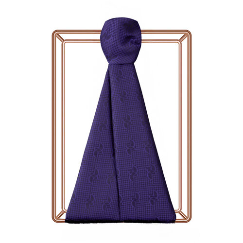 Sapphire IE Monogram Cotton Silk Scarf