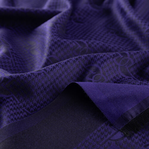 Sapphire IE Monogram Cotton Silk Scarf