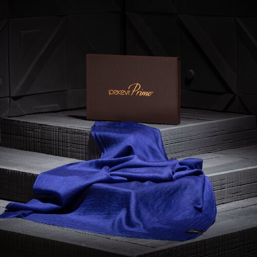 Sax Blue Cashmere Silk Prime Scarf