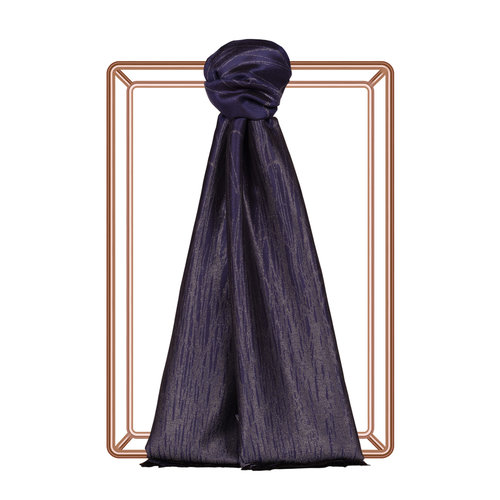 Sax Blue Lurex Silk Scarf